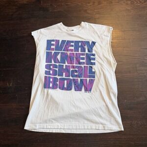 Vintage 90s Jesus Tee XL Screenstars Sleeveless